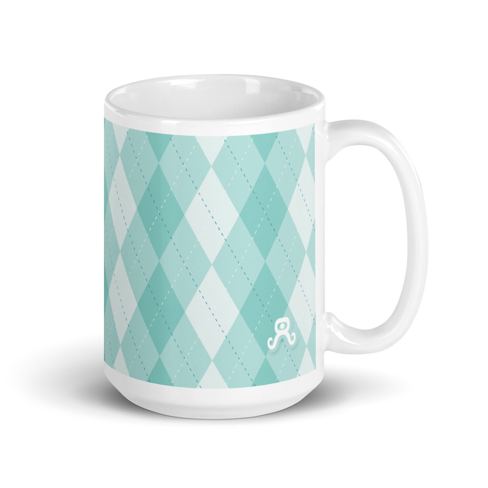 Argyle Mug – Aloha Aqua